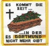 Anti Dortmund Aufnäher Sarg