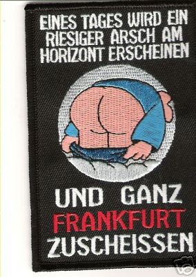 Anti Frankfurt Aufnäher Horizont