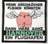 Anti Hannover Aufnäher Flughafen