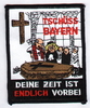 Anti Bayern Aufnäher Tschüss