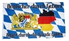 Fahne Bayern + Durch die Gnade Gottes +