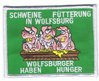 Anti Wolfsburg Aufnäher + Fütterung +