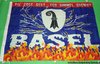 Fahne Basel + Die Erde bebt - Der Himmel brennt +