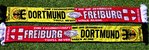 Schal Dortmund Freiburg + EINE FREUNDSCHAFT DIE NIE ZERBRICHT +