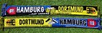 Schal Dortmund - Hamburg + AUF UNSERE FREUNDSCHAFT +